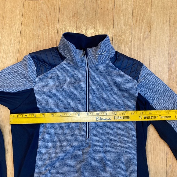 KJUS women’s forun mid layer half-zip, deep space, size 36 - Picture 10 of 12